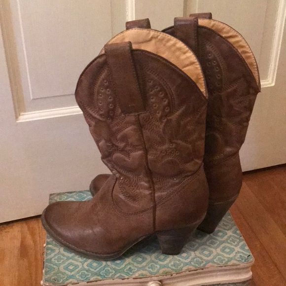 3 inch heel cowgirl boots